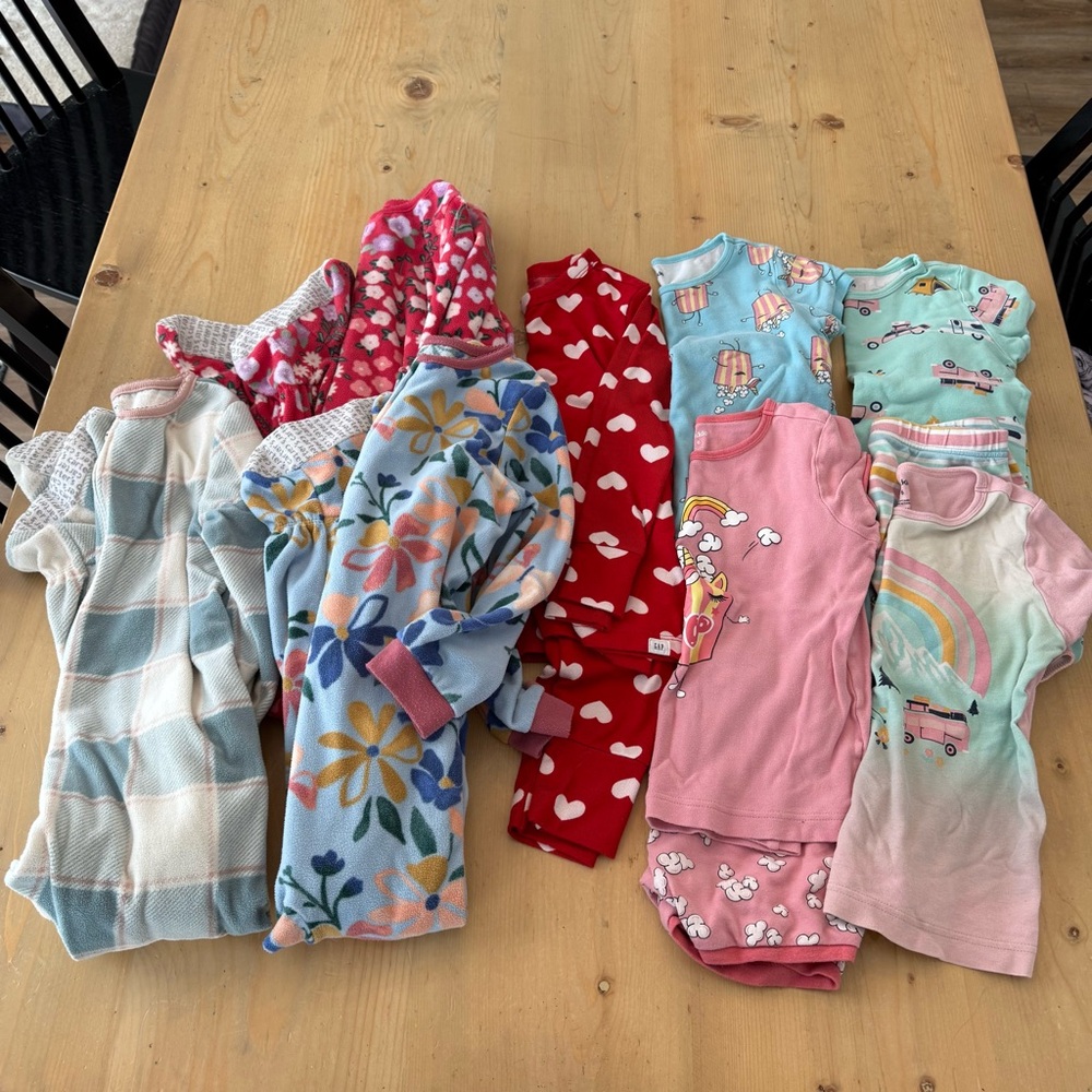 Bundle of Girls 5-6T Pajamas